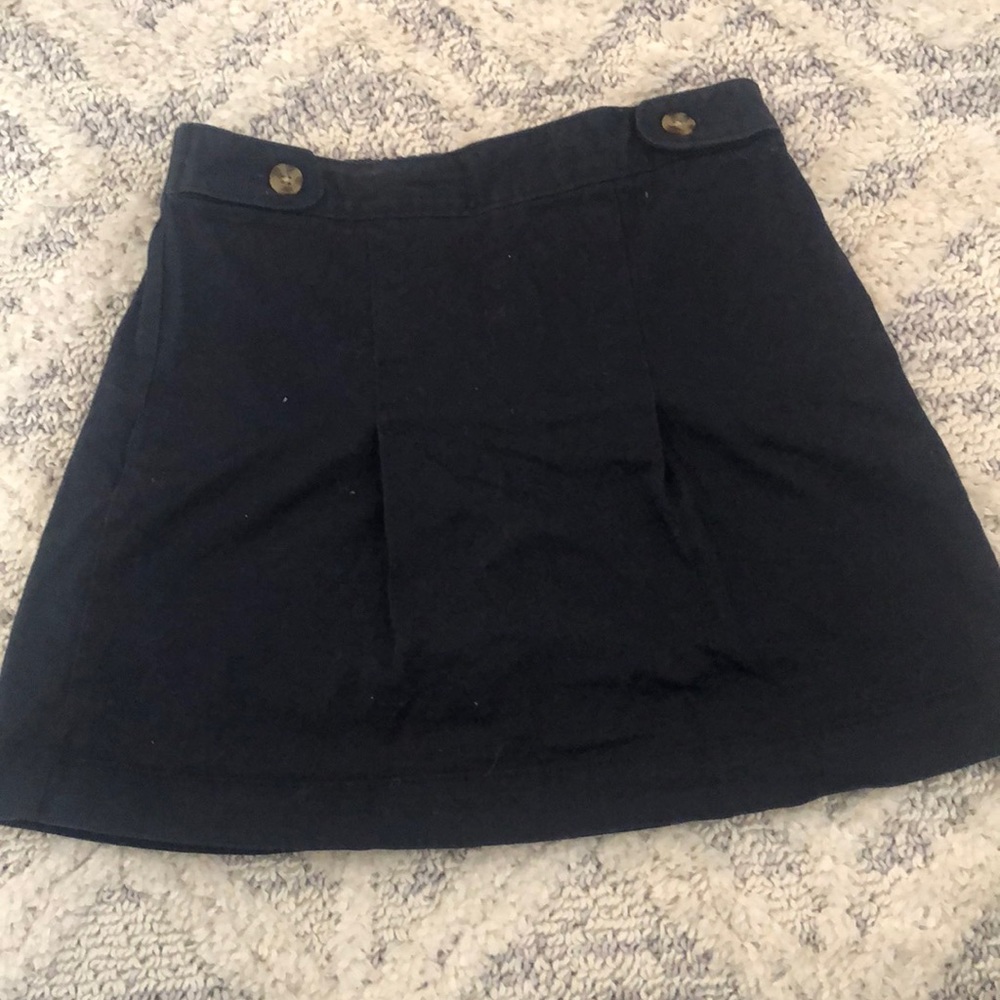 Blue Navy Mini Skirt with built in shorts
